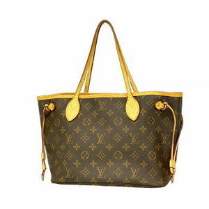 Louis Vuitton Monogram Neverfull PM Tote Bag Brown